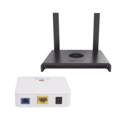 Kit 1 ONU Bridge V-Sol, Dual GPON/EPON con Router Home Wi-Fi Ideal para distribuciones WISP de mayor cobertura Wi-Fi en Hogares 
