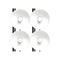 Kit de 4 radios FORCE4625 de alto Desempeño / Wi-Fi 6E / Hasta 1 Gbps / 5925 - 7125 MHz / Antena Integrada 25 dBi