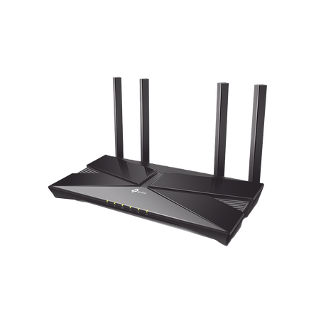Router WiFi 6 doble banda AX 1800 Mbps / MU-MIMO y OFDMA / 1 Puerto WAN 10/100/1000 Mbps / 4 Puertos LAN 10/100/1000 Mbps / 4 Po