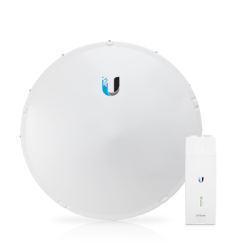 Radio de Backhaul de alta capacidad hasta 1.2 Gbps, banda licenciada 11 GHz (10.7-11.7 GHz), Incluye antena AF-11G35 y un duplex