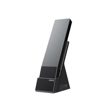 Teléfono IP Inalámbrico para Hotelería con Wi-Fi 6 Doble Banda, 6 Teclas DSS,Material Antibacterial