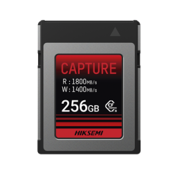 Memoria CFexpress tipo B / Clase 10 de 256 GB / Especializada para Cámaras de Fotografía y Video / 1800 MB/s Lectura / 1400 MB