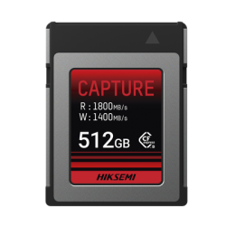 Memoria CFexpress tipo B / Clase 10 de 512 GB / Especializada para Cámaras de Fotografía y Video / 1800 MB/s Lectura / 1700 MB