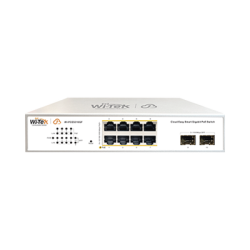 Switch Administrable PoE / 8 puertos PoE af/at Gigabit / 2 x SFP Gigabit / Administración Cloud Gratuita / Presupuesto 120 W