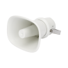 Bocina (Altavoz IP ) | Tipo Trompeta | 25 Watts | 24VCD | Exterior IP67 | Metal | Entrada de alarma | Voceo en tiempo real | Cal