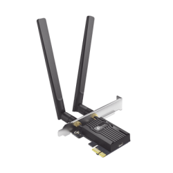 Adaptador PCIe inalámbrico doble banda AX3000 Mbps / Seguridad Inalámbrica WPA3 /Antena de alta ganancia / Tecnología MU-MUMO