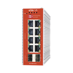 Switch L2+ PoE Industrial / Administración Cloud-Web-CLI / 8 Puertos PoE af/at 100/1000 Mbps / 2 Puertos SFP Gigabit / Presupue