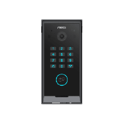 Videoportero Slim IP SIP con Cámara HD, IP IP65, Teclado Numérico y Relé, Apertura por BLE, Tarjeta, Remoto, Protocolo ONVIF,