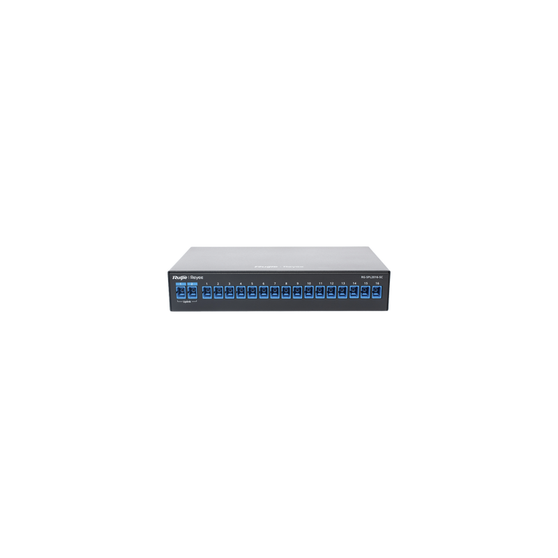 e-Lighten Splitter Pasivo 2/16, Puertos PON SC/UPC, Frecuencias soportadas de 1260nm a 1650nm con hasta 500 mW de Potencia de En