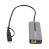 ONU Bridge Dual GPON/EPON USB Portátil / 1 puerto RJ45 2.5Gbps / 1 puerto USB