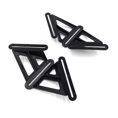 Brackets para Montaje de Caja de Empalme a Raqueta LP-CSS (2 Piezas)