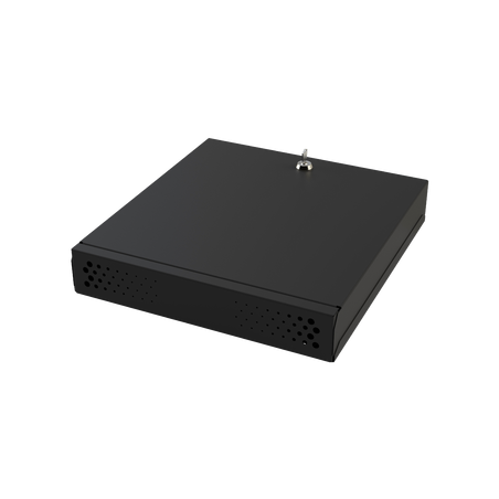 Gabinete Metálico de Seguridad para DVR/NVR, Ancho 396 mm x 78 mm de Alto x