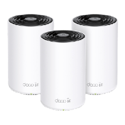 Router Inalámbrico MESH Interior para Hogar / Doble Banda Wi-Fi 6E AX5400 Mbps / 3 Puerto Gigabit WAN/LAN / 4 Antenas Internas 