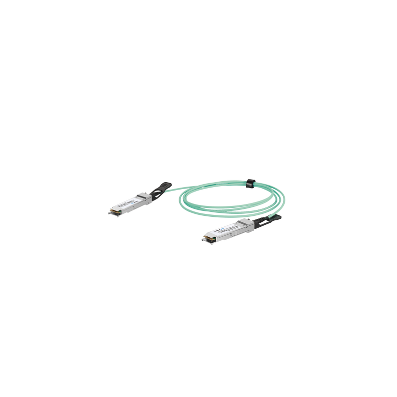 Cable AOC QSFP28 de 100 Gbps a 100 Gbps / Cable de fibra óptica Activo / Longitud: 3 metros