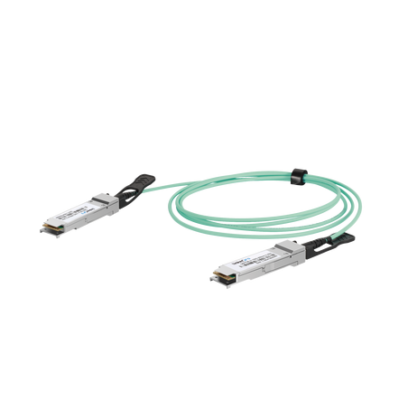 Cable AOC QSFP28 de 100 Gbps a 100 Gbps / Cable de fibra óptica Activo / Longitud: 3 metros