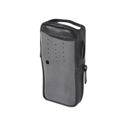 Funda de Piel Reforzada, Versión 2 de Fácil Acceso y Cubierta Frontal de Plástico Transparente para los Radios TK-2000KV2, TK