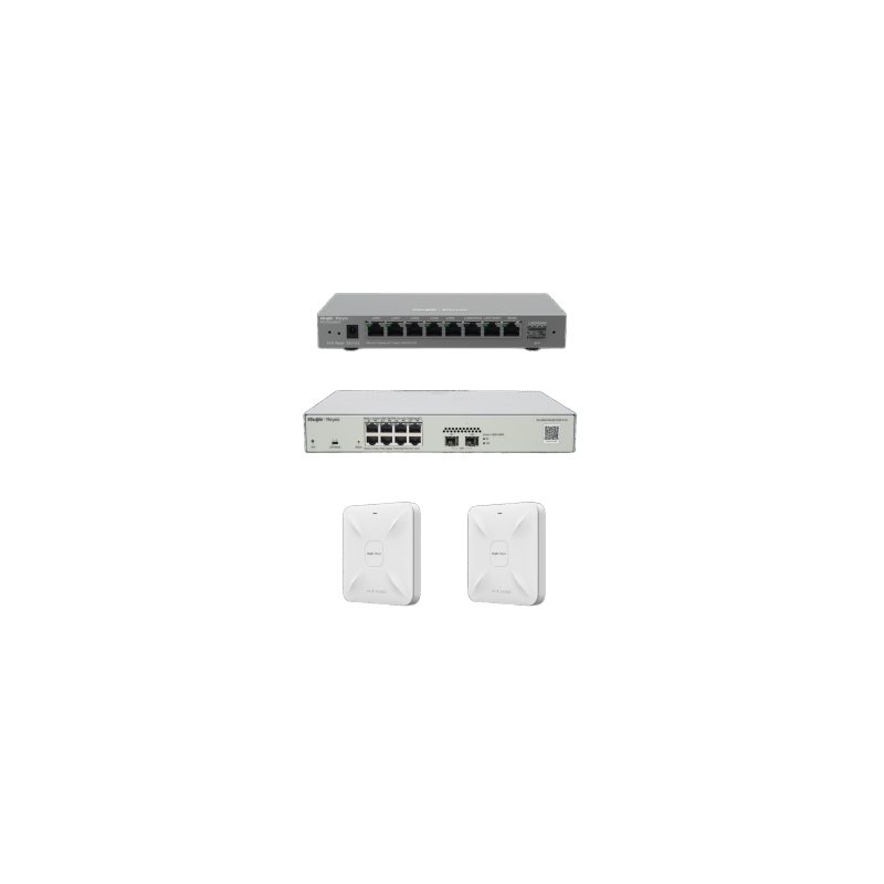 Solución Completa de Red para hasta 200 Clientes y hasta 4 servicios de Internet., Ideal para Iniciar un Proyecto de Hotelería