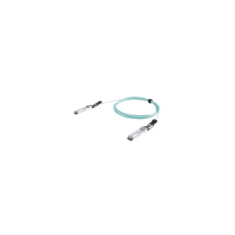 Cable AOC QSFP+ de 40 Gbps a 40 Gbps / Cable de fibra óptica Activo / Longitud: 30 metros