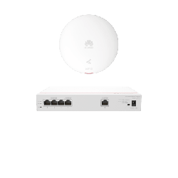 Kit DEMO de Router Multi-Servicio / 1 puerto 10/100/1000 Mbps(WAN) / 4 puertos 10/100/1000 Mbps(LAN) PoE / 50W + Punto de Acceso