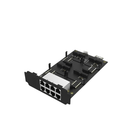 Modulo de expansión de 8 puertos RJ11 y 4 interfaces para conmutador Yeastar (P560,P570)