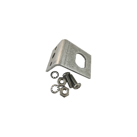 Kit Adaptador Brida a Mamparo / Conector Tipo N / Acero Inoxidable / Para Protectores Coaxiales