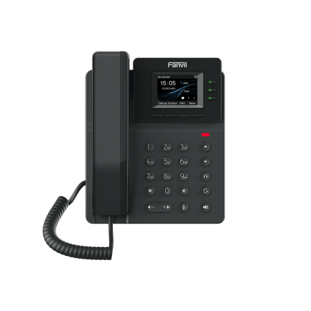 TELEFONO IP WI-FI PANTALLA A COLO 2.4 , 4 LINEAS SIP, CONFERENCIA 6 VIAS