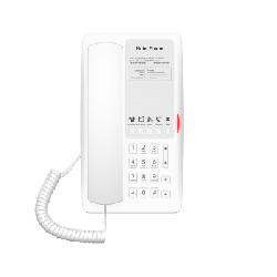 Teléfono IP para Hotelería, Puerto USB-A para Carga, 5 Teclas Programables para Servicio Rápido (Hotline), Plantilla Personal