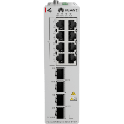 Switch Industrial eKit / 8 Puertos Gigabit + 2 SFP + 2 SFP+ / Montaje en Riel DIN / Fuente Redundante 1+1 : 9.6 a 50 VCD / Libre