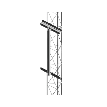 Mástil Robusto de 1 metro para Instalación en torre de tramo STZ30G, STZ35G y STZ45G (Galvanizado por Inmersión en Caliente).