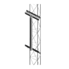 Mástil Robusto de 1 metro para Instalación en torre de tramo STZ30G, STZ35G y STZ45G (Galvanizado por Inmersión en Caliente).