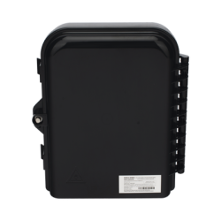 Cierre de Empalme para 24 fusiones de fibra óptica, Interior/Exterior, con 8 acopladores SC/APC y splitter 1x8 SC/APC Incluido,