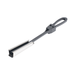 Tensor Plastico para Fibra Óptica Drop Plana de 5x2 mm, Span 80 metros (Termoplastico Resistente a los Rayos UV)