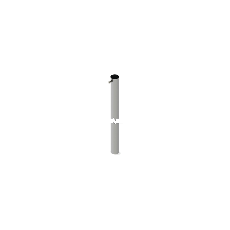 Sección 1 de Mástil Ligero Telescópico, 3 metros altura, 1-3/4" de Diámetro.
