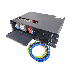 Rectificador de Energía AC 110 Vac / –48 V de Alta Eficiencia, 90 A y 5400 W, 3 UR para Telecomunicaciones como equipos OLT´