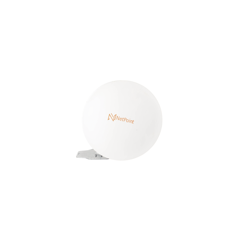 Antena de parabola profunda, blindada, con supresión al ruido de 4 ft, 4.9-6.4 GHz, Ganancia 37 dBi con SLANT de 45 ° y 90 °,