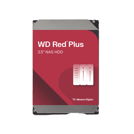Disco Duro Red Plus 4TB / 5400 RPM / Optimizado para NAS / Uso 24-7 / 3 Años de Garantia