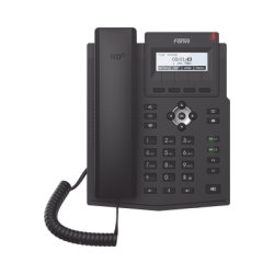 Teléfono IP / 2 Líneas SIP / Pantalla LCD 128x48 / Audio HD G.722 y Opus / Conferencia 3 Vías / PoE 802.3af / OpenVPN / Sopor