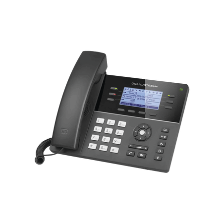 Teléfono IP WiFi Gama media de 6 Líneas con 4 teclas de función, 24 teclas de extensión BLF digital y conferencia de 5 vías