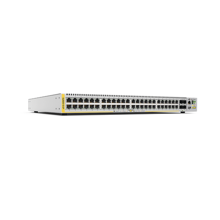 Switch PoE+ Stackeable Capa 3, 48 puertos 10/100/1000 Mbps + 4 puertos SFP+ 10 G, 370 W, fuente redundante