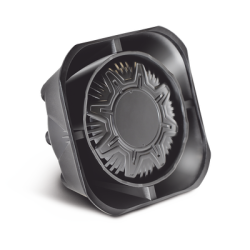 Bocina Compacta de Uso Rudo, 100 Watts de Potencia, Ideal Para Vehículos de Encubierto, Montaje Universal, 11 Ohms de Impedanci