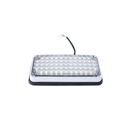 Luz de Advertencia de 7X3", Bicolor Rojo/Claro, Ideal para Ambulancias