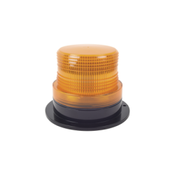 Burbuja brillante de Larga Vida Útil con 8 LEDs, color ámbar, domo ámbar, 12Vcd