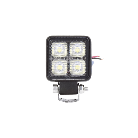 Luz de trabajo de 4 LED de 10 Watt, 12-24 Vcd, 800 lúmenes
