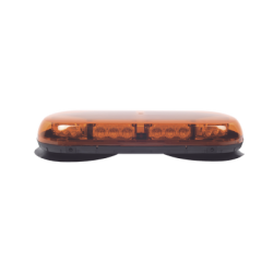 Mini Barra con 24 LED, Color Ámbar Con Montaje Magnético y de Succión