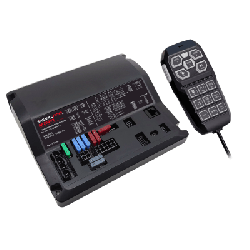 Sirena Vehicular de 200W de Potencia, Programable, Con Controlador Unimando de 15 Botones Para Control de Tonos, 12 Salidas Auxi