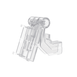 Gancho en T con Placa Trasera Adaptadora para Etiqueta de Tinta Electrónica / AccessPRO / Diametro 5-9 mm / Compatible con 2.13