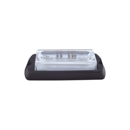 Luz Auxiliar Ultra Brillante de 8 LED's en color Azul/Claro con mica transparente