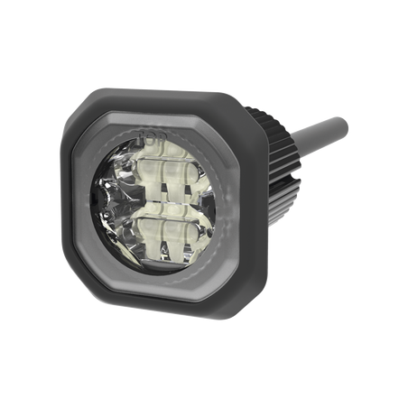 Lampara Oculta de LED de bajo perfil color ambar claro