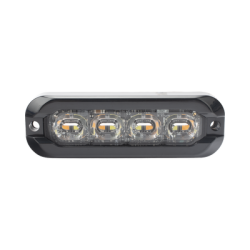 Luz perimetral , 8 LED Ultra Brillantes, Dual Color Ambar / Claro