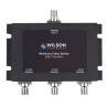 Divisor de potencia de 3 vías para la distribución de señal a tres antenas de servicio | 4.8 dB de pérdida por puerto | Cone